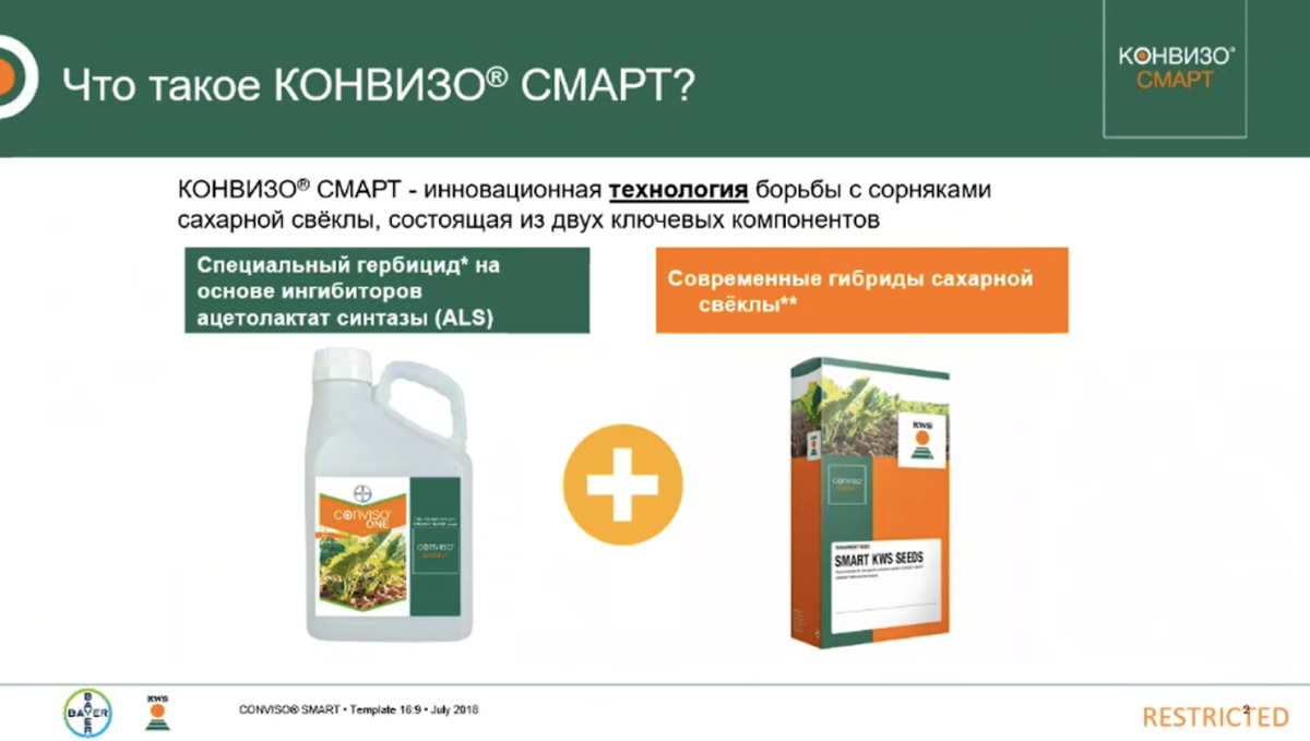 Система КОНВИЗО®СМАРТ для борьбы с сорняками сахарной свеклы. Фото: Александр Дворянкин