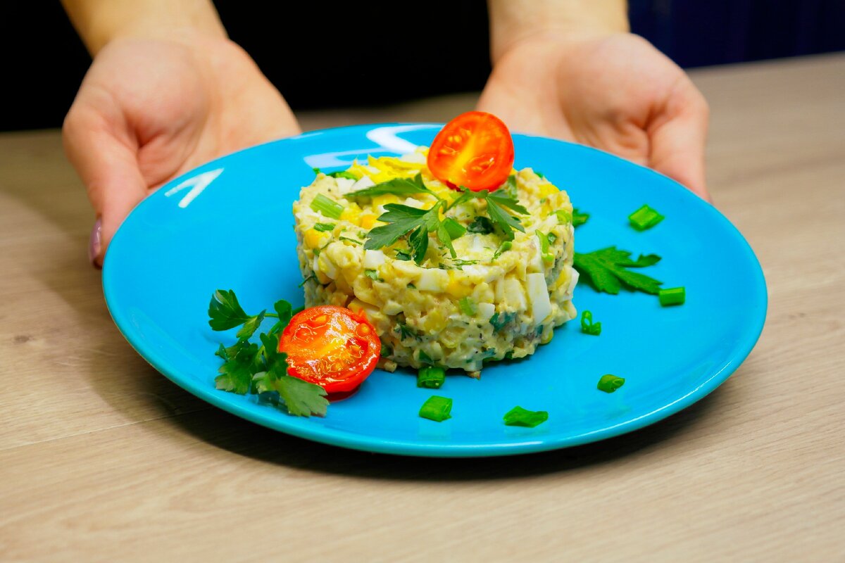 Мой любимый салат из студенчества.