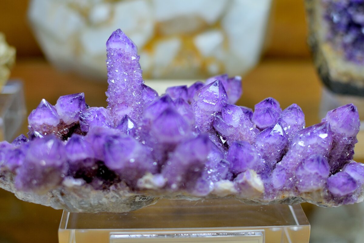 Аметист, фото в музее