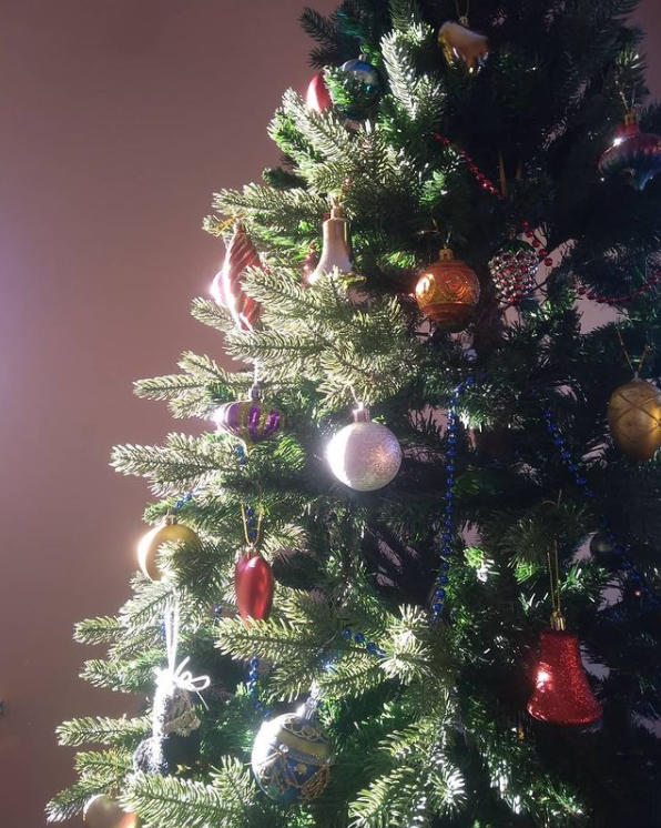 Моя исскуственная ель 2020.