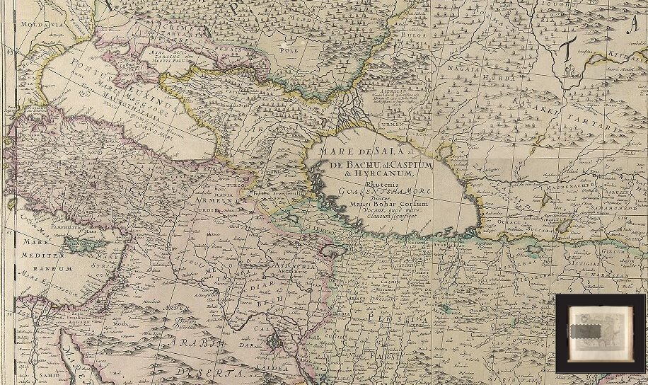 Фрагмент карты с описанием Азии Яна Блау от 1659 года, взято https://www.davidrumsey.com/luna/servlet/detail/RUMSEY~8~1~305310~90075879:Asi%C3%A6-Descriptio-Novissima-