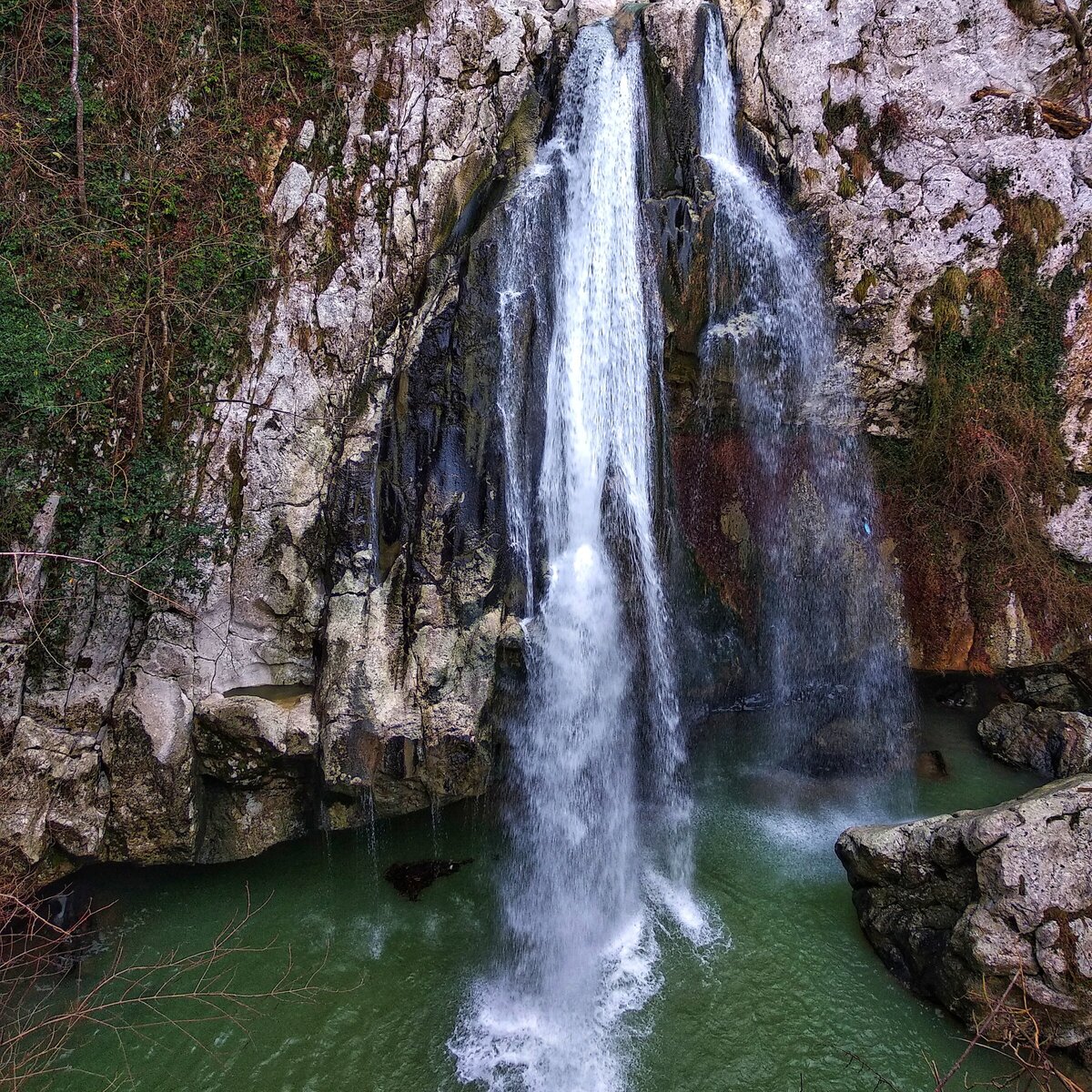 Верхний Агурский водопад Сочи