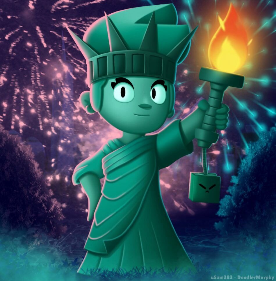 Данный скин подходит Эмбер на все 100%