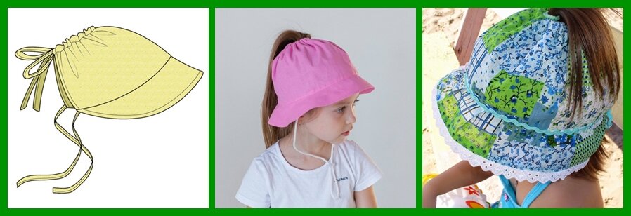 простейшая шляпка для девочки