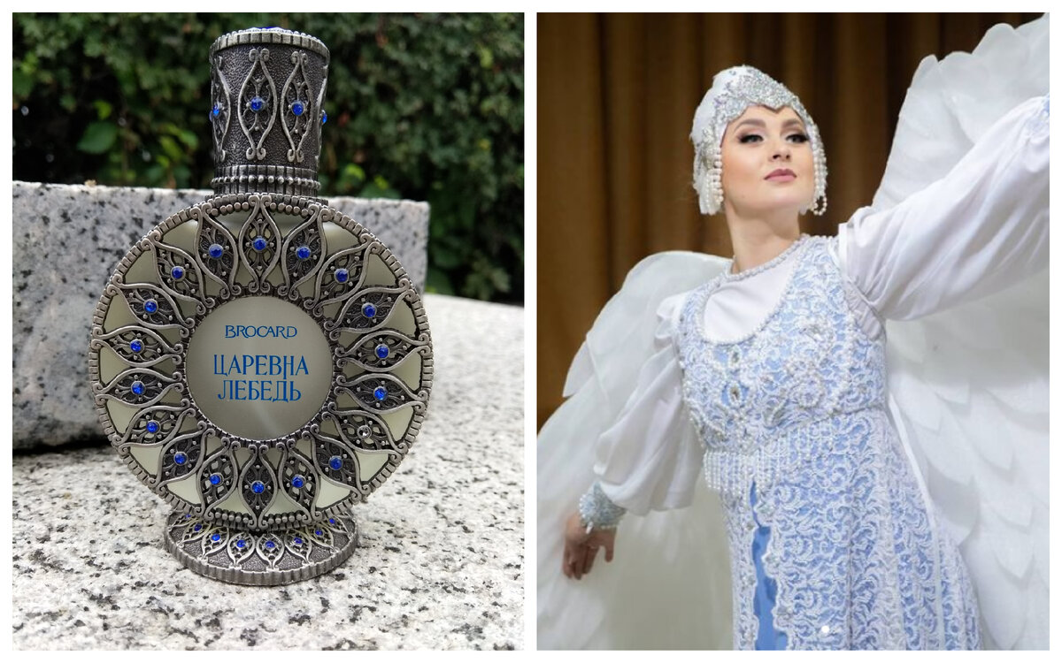 Коллаж Гид Парфюм. Фото: слева Гид Парфюм, справа @omsk_choir, спектакль "За Кудыкиной горой".