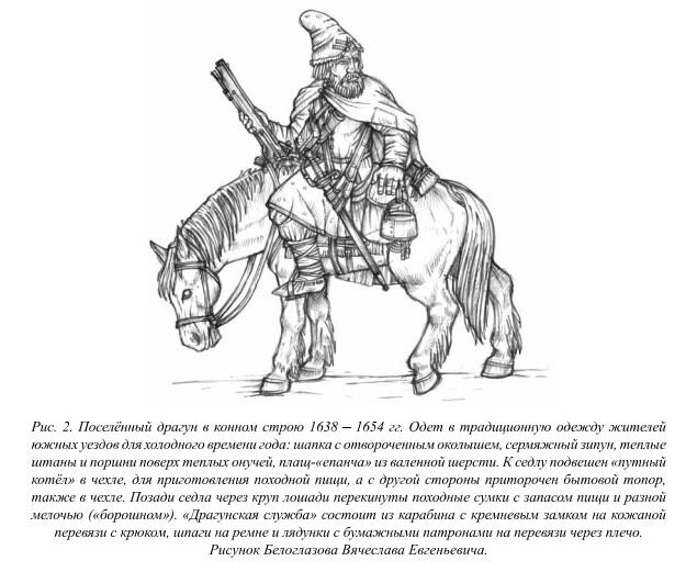 пашенные солдаты и драгуны.