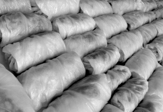 Голубцы в "мясорастительные", так писали в ценниках))