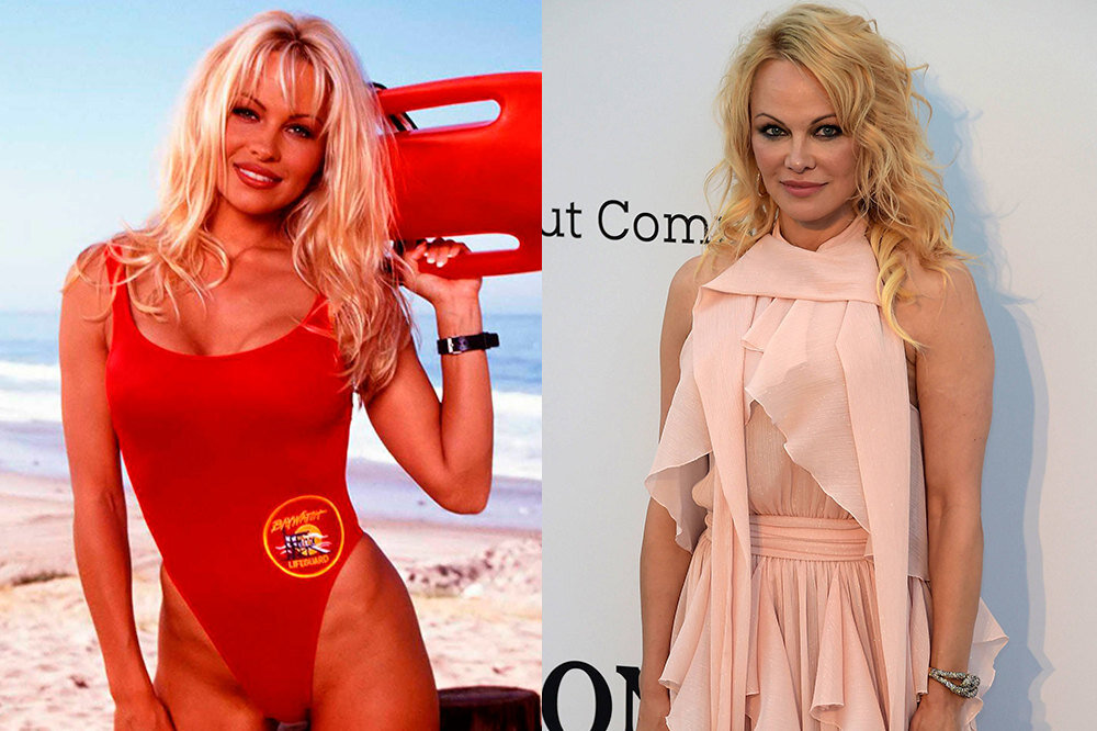    Памела Андерсон,1989 год и сейчасКинопоиск, Legion-Media