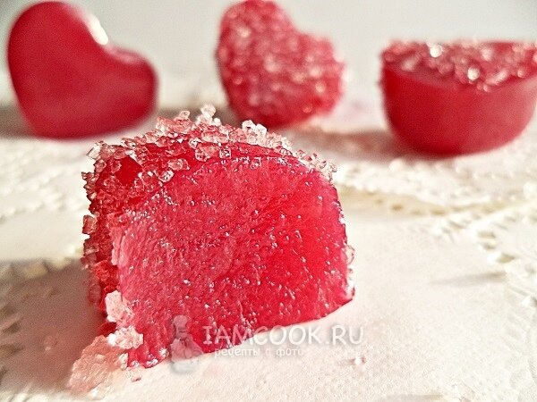 Мармеладка в месте укуса