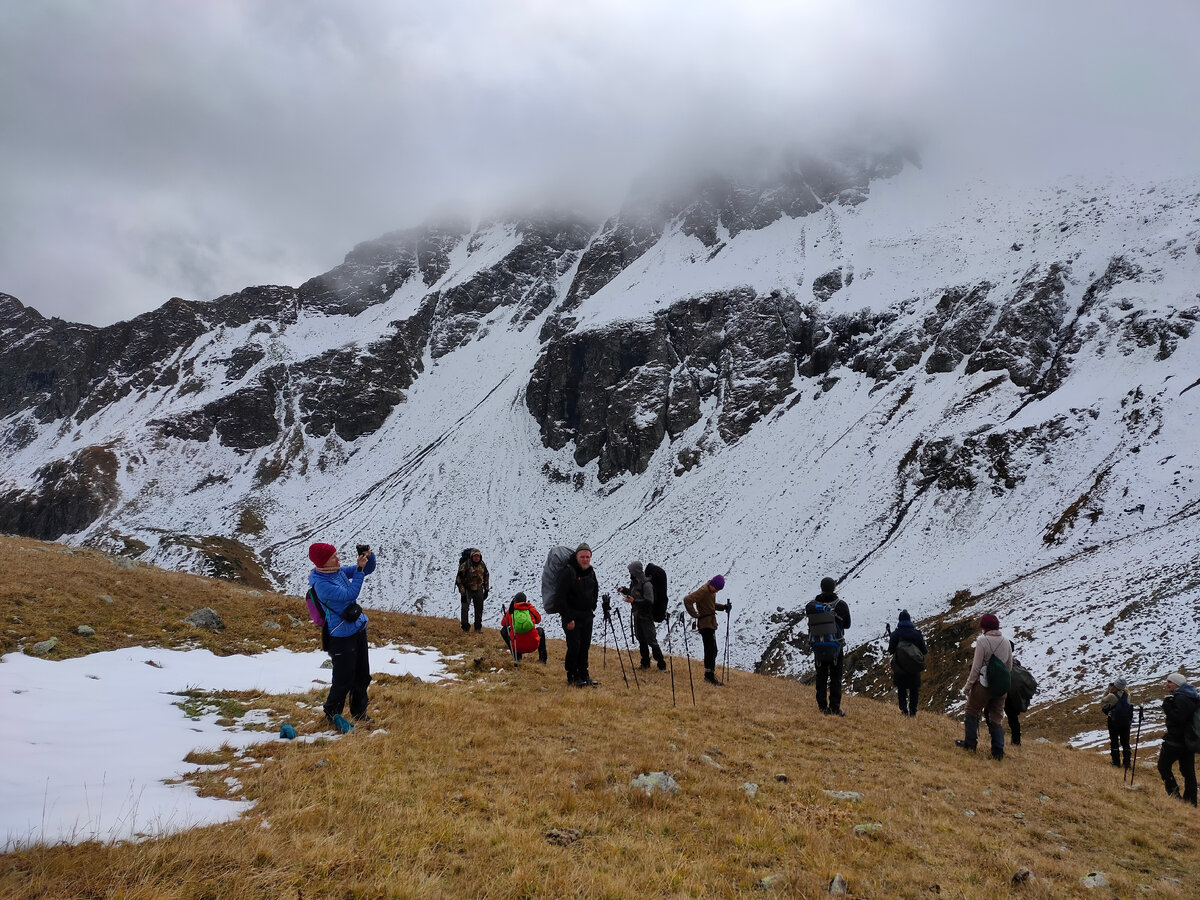 Наша группа на маршруте