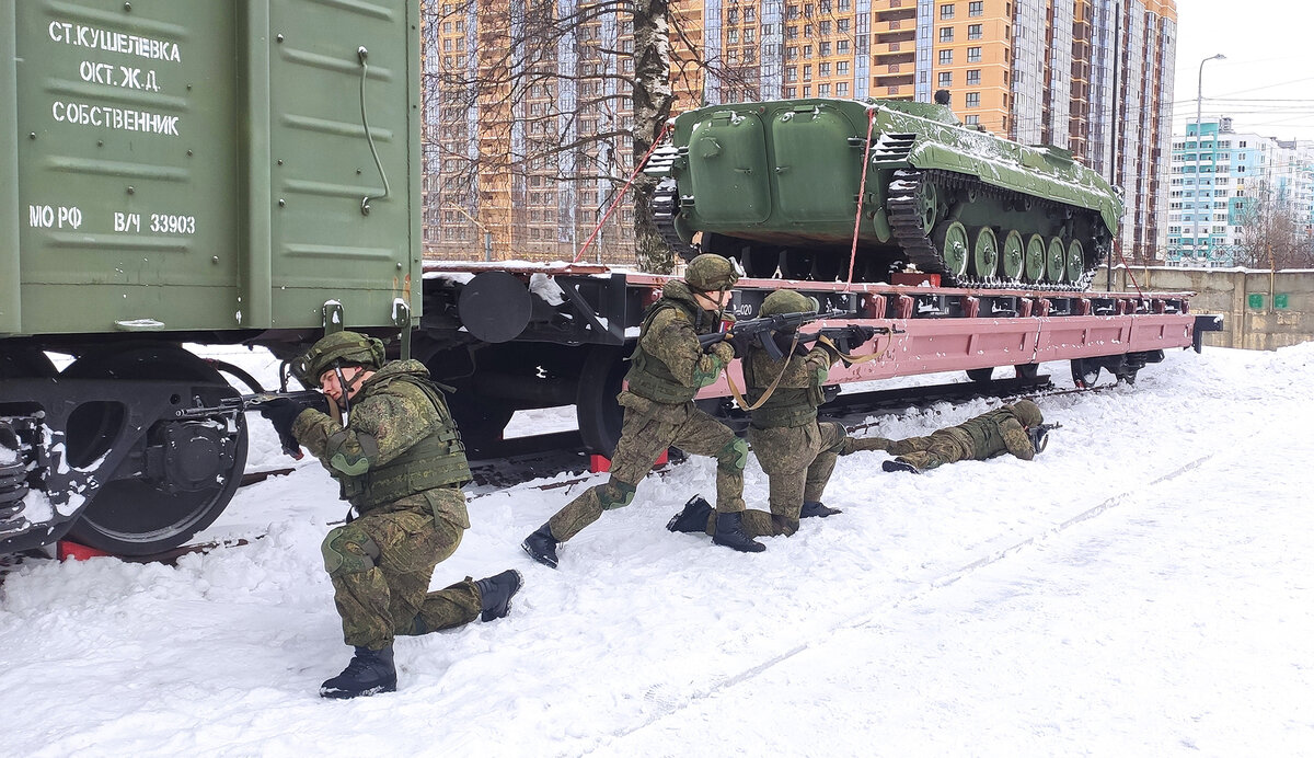 Во время отражения условной атаки 