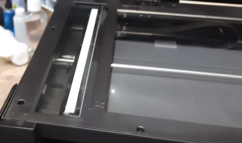 Линейка сканера встала в home position