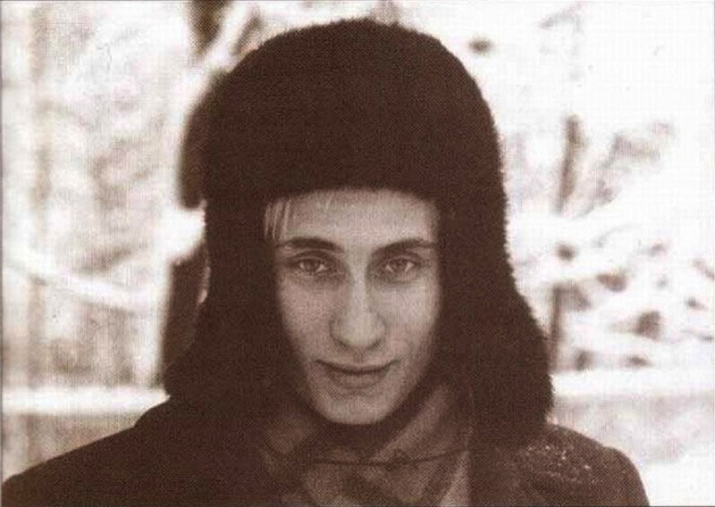 Владимир Путин в студенческие годы 