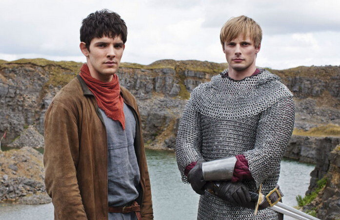 Мерлин и король Артур.
