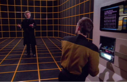 
Персонаж «Звездного пути» понимает, что он находится в симуляции  