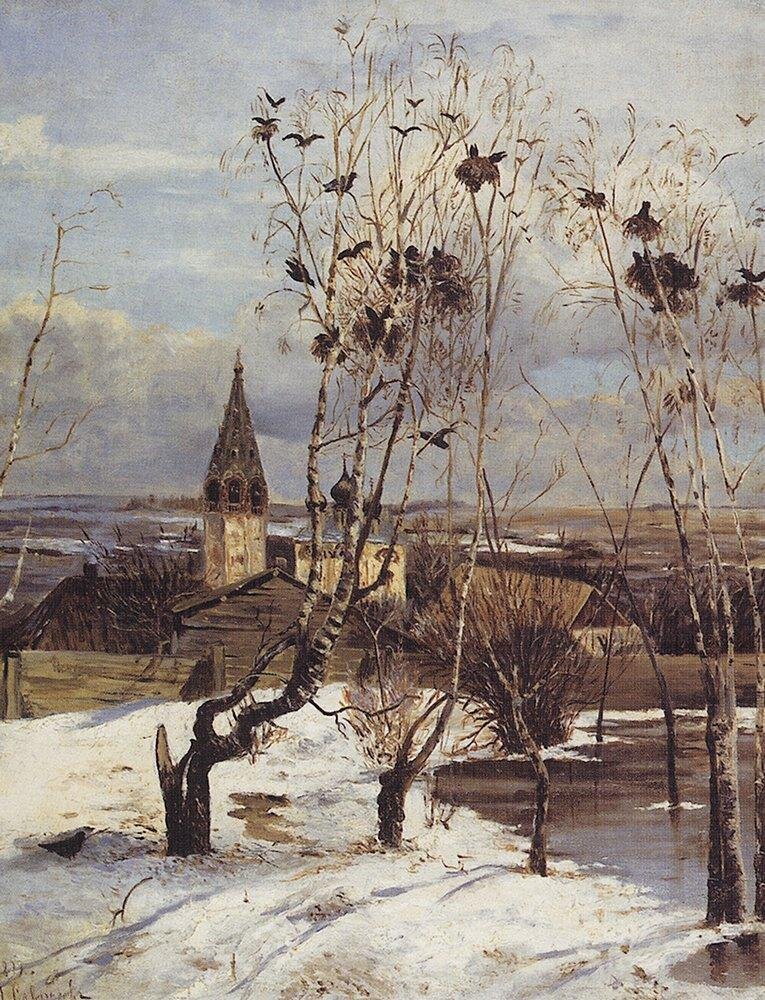 Алексей Саврасов. Грачи прилетели. 1871