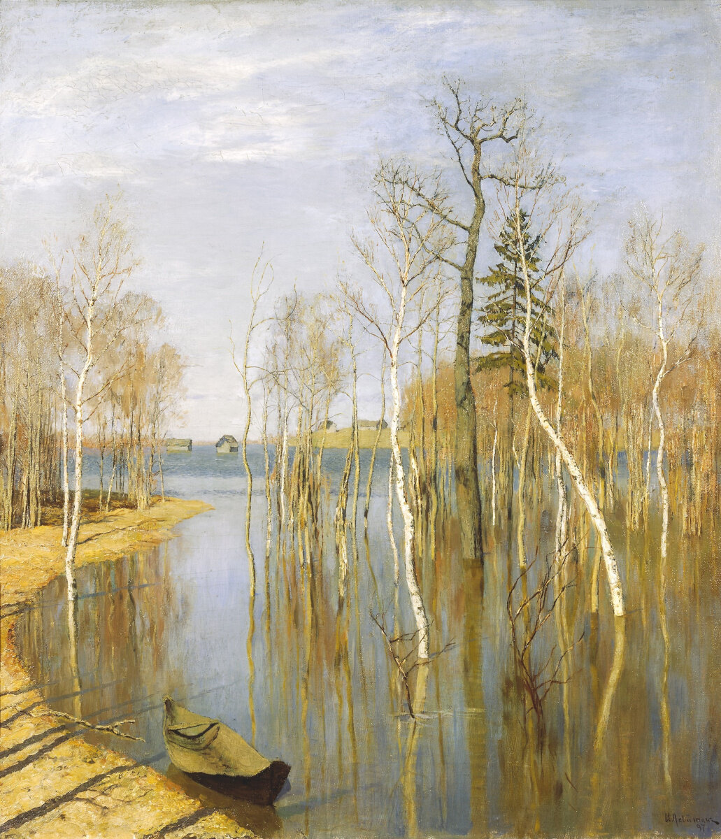 Исаак Левитан. Весна. Большая вода. 1897
