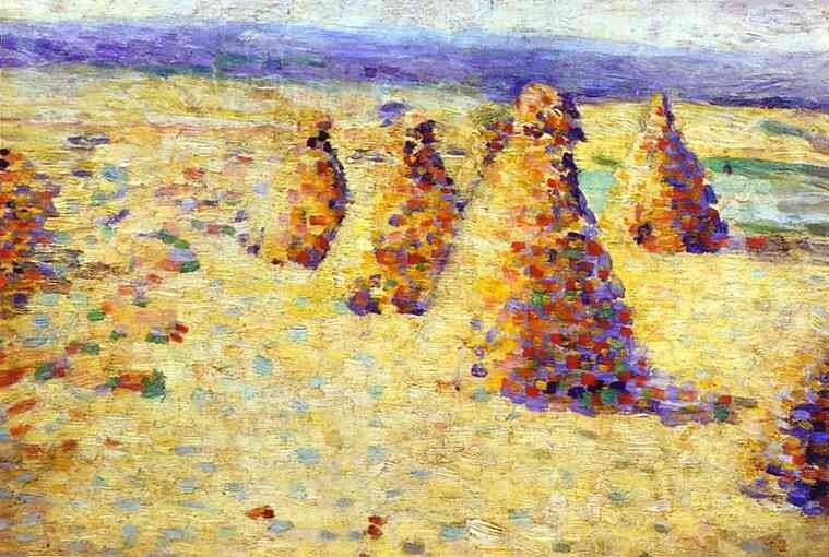 Стога сена в Нормандии, 1888