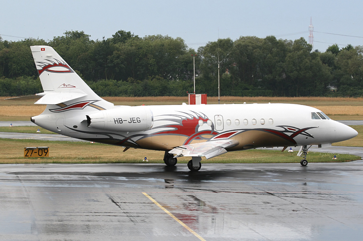 Falcon 2000EX Михаэля Шумахера