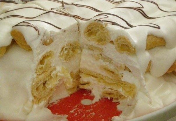 Пошаговый рецепт торта Дамские пальчики