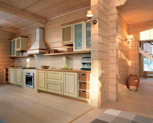 Дизайн внутренней отделки деревянного дома (71 фото)