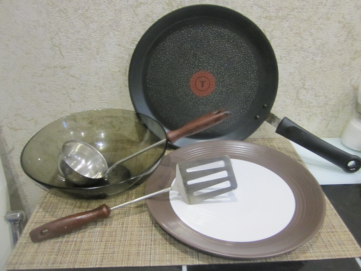 Блины через сито