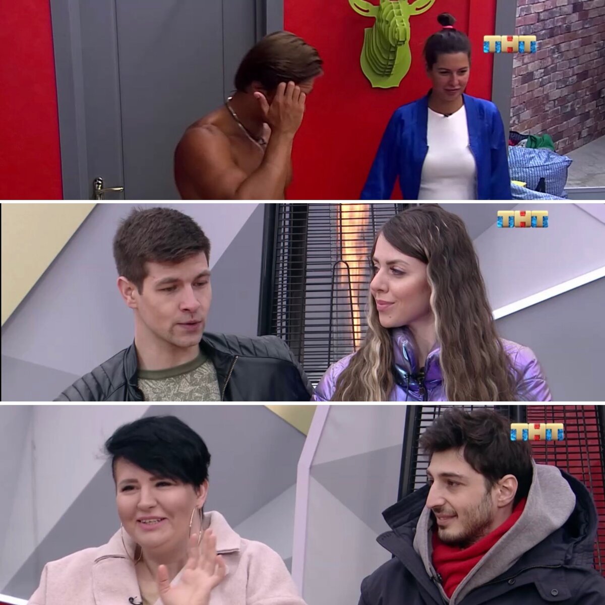 Рис: Любимые пары проекта "Дом-2". Источник: Коллаж подготовлен автором.