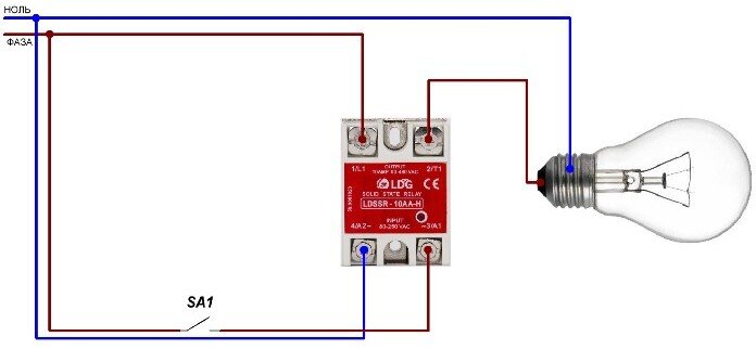 Однофазное твердотельное реле ESS1-DA