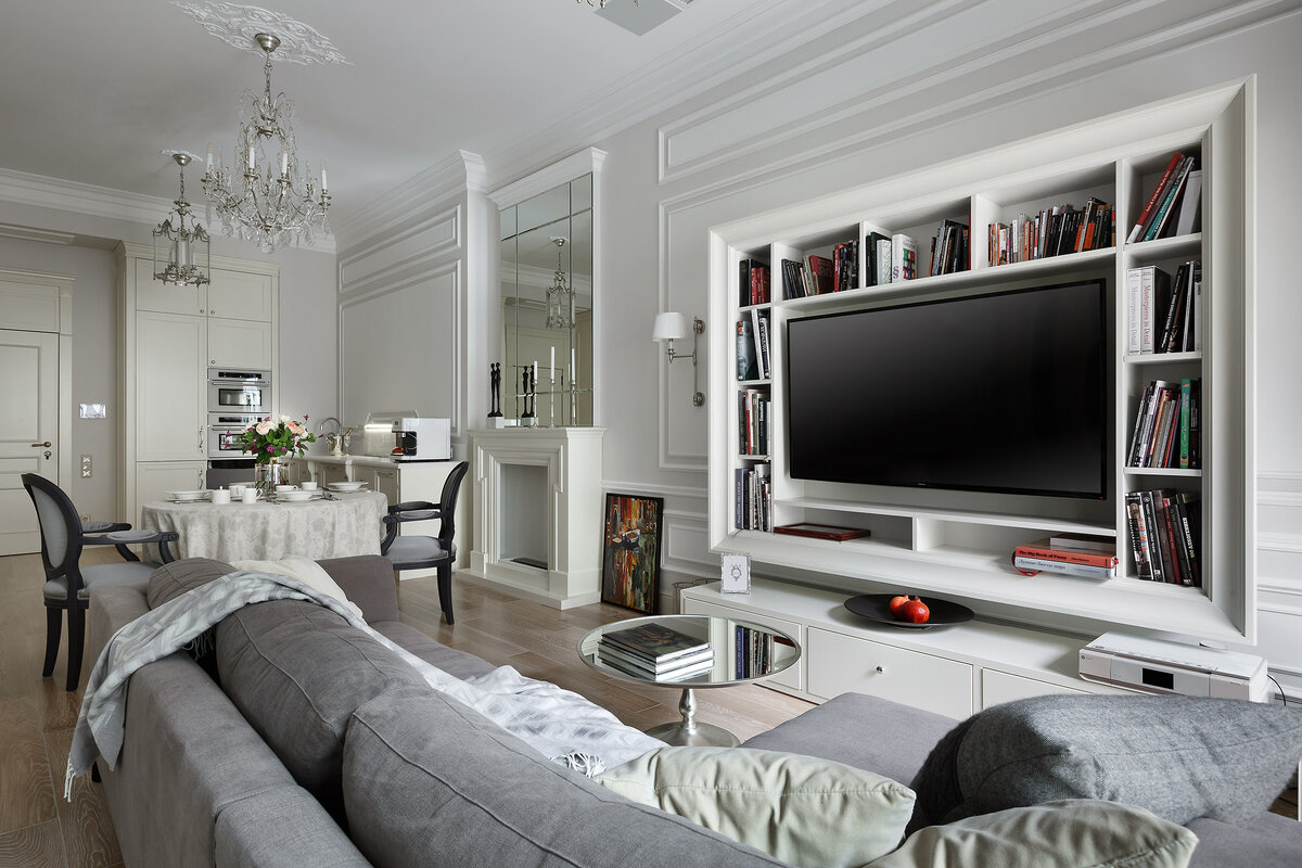 Гостиная. Проект Студии Александра Акименкова