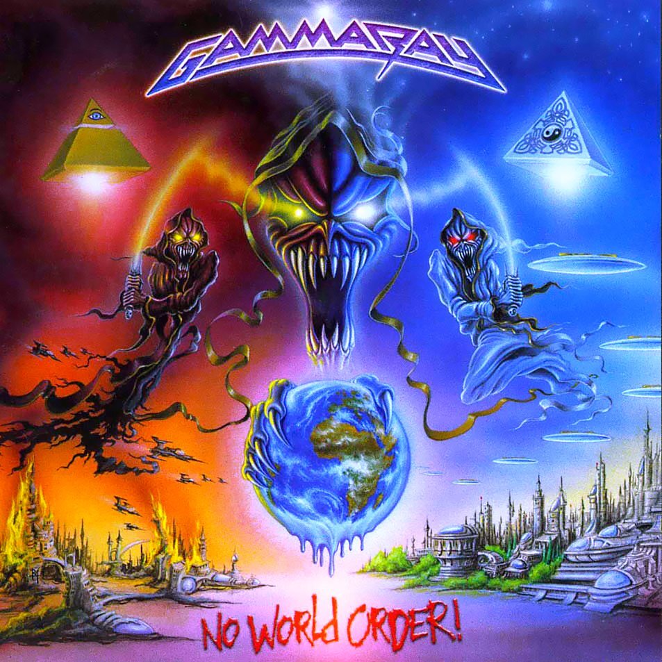 Обложка альбома "No World Order!" 2001 года группы Gamma Ray