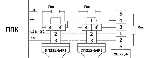 Схема подключения ушк 01 ип 212 45