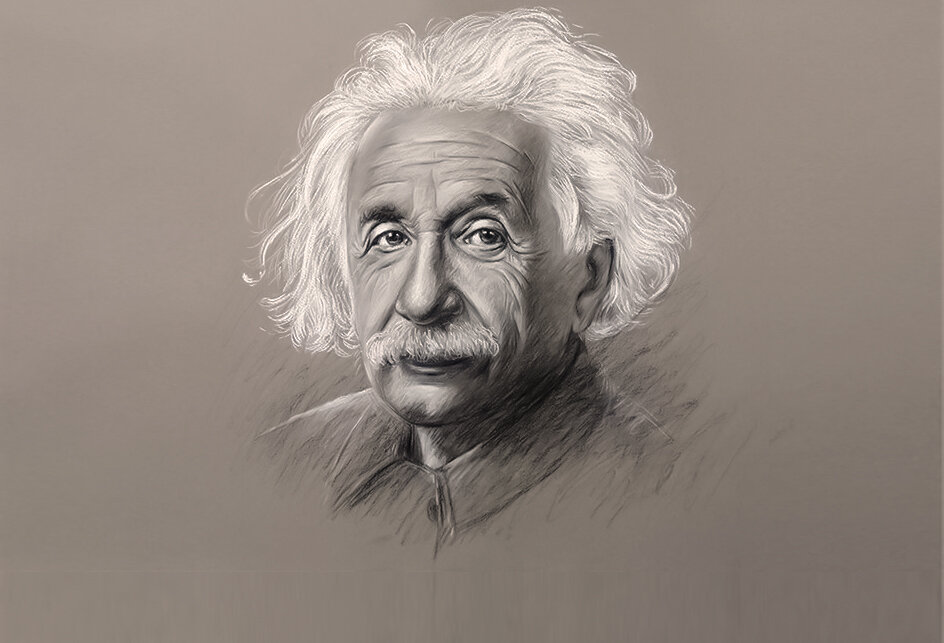 Albert einstein dibujo