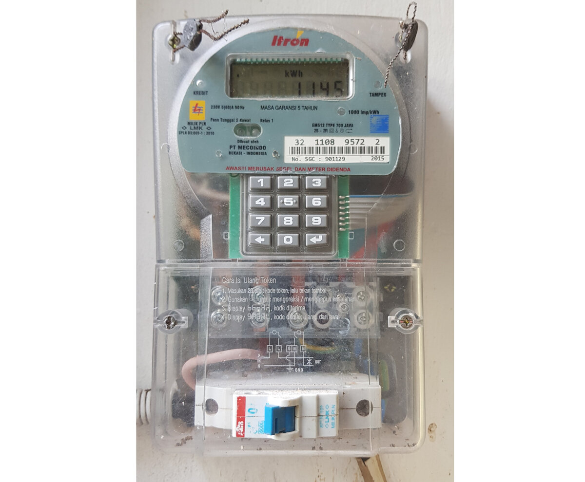 Вот такие вот счетчики на Бали