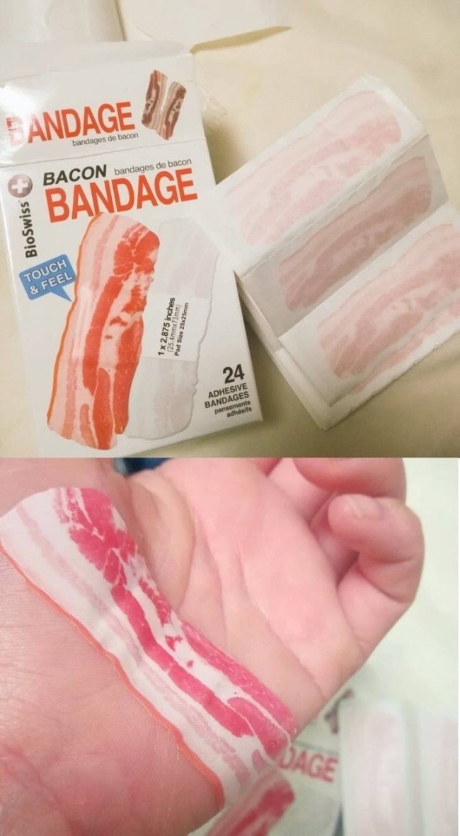 Вот так выглядит мясной пластырь. 