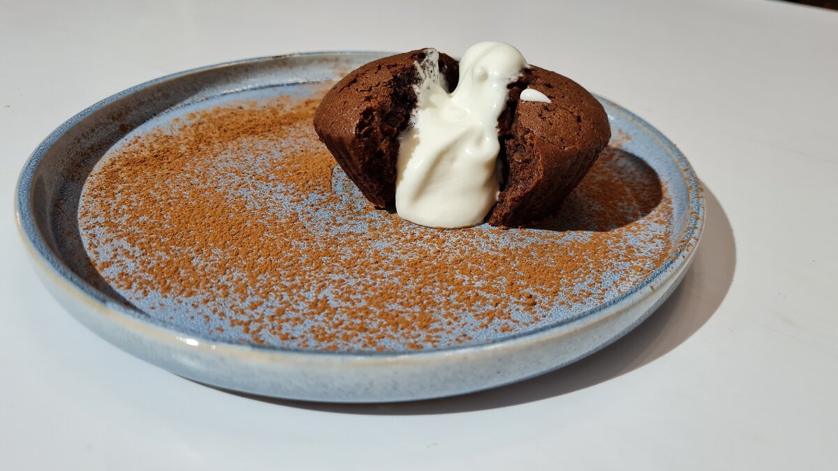 Шоколадный фондан 