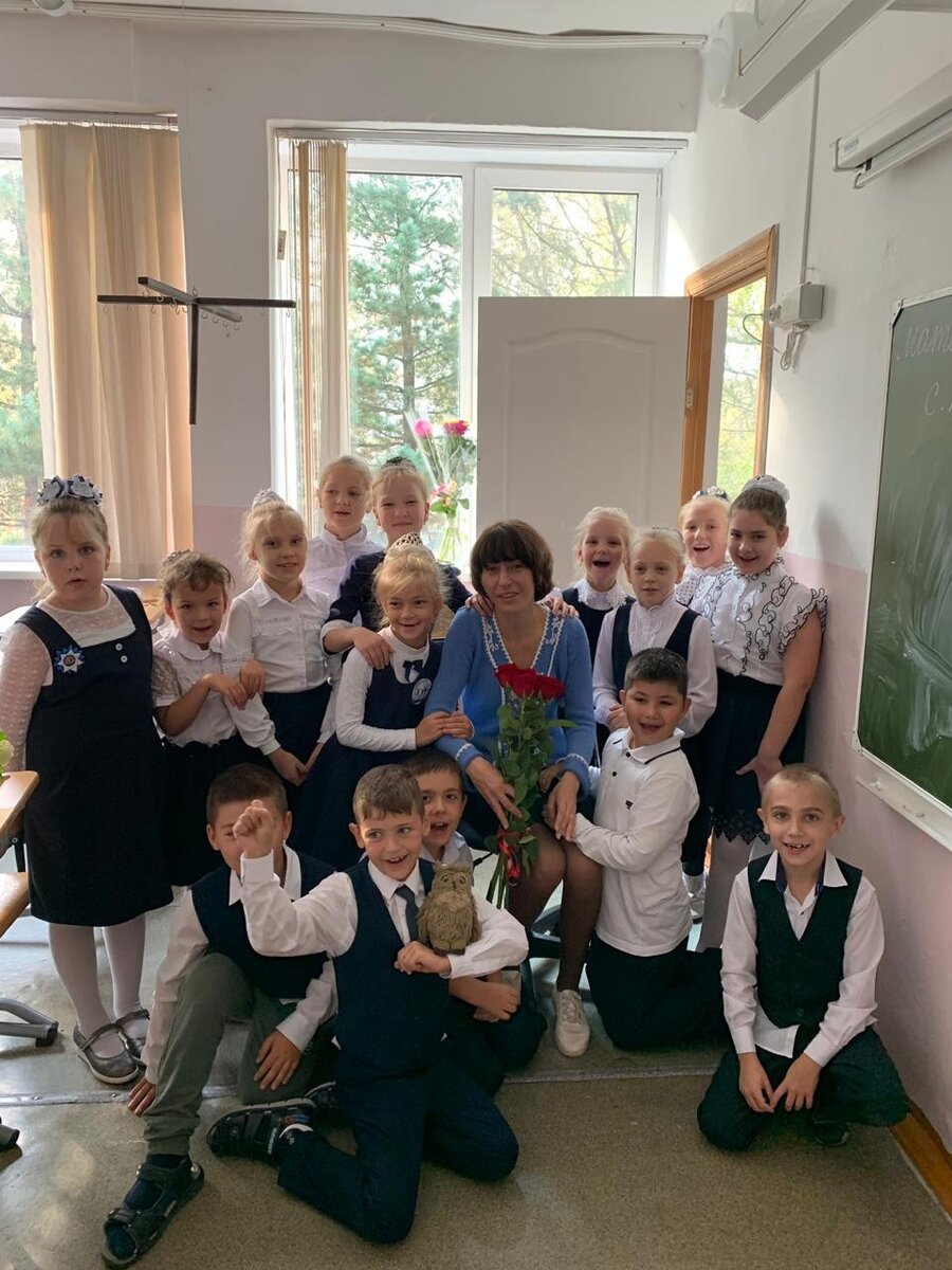 Моя мама и её ученики 