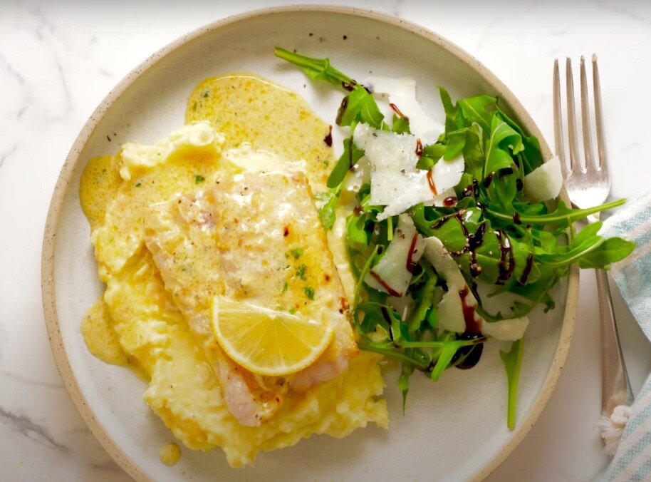 Очень вкусный терпуг, запеченный в фольге в духовке