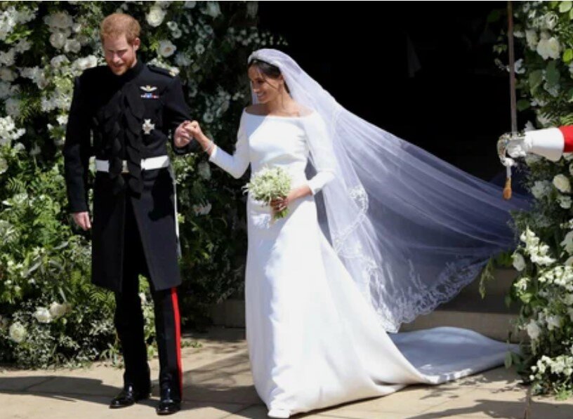    Меган и Гарри на церемонии венчанияLegion-Media