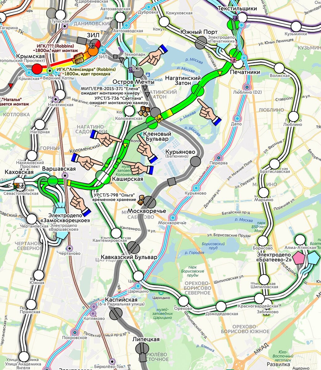 Схема троицкого метро на карте москвы