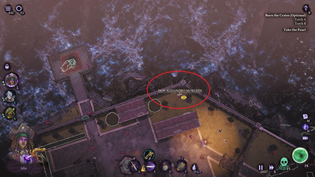 ✅Этот гайд по игре Shadow Gambit: The Cursed Crew поможет вам найти всех разработчиков на разных картах. При игре вам следует нажать «h», чтобы выделить врагов и видеть их имена.-44