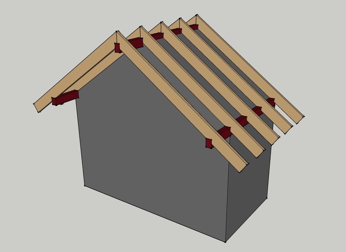Как сделать свесы крыши в каркасном доме своими руками