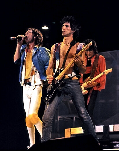 Мик Джаггер и Кит Ричардс, группа The Rolling Stones, 1981**