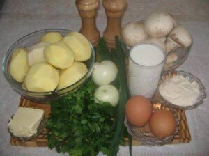 Для запеканки возьмем следующие ингредиенты:
