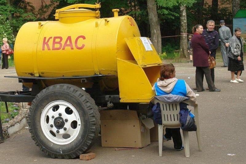 Квас в бочке