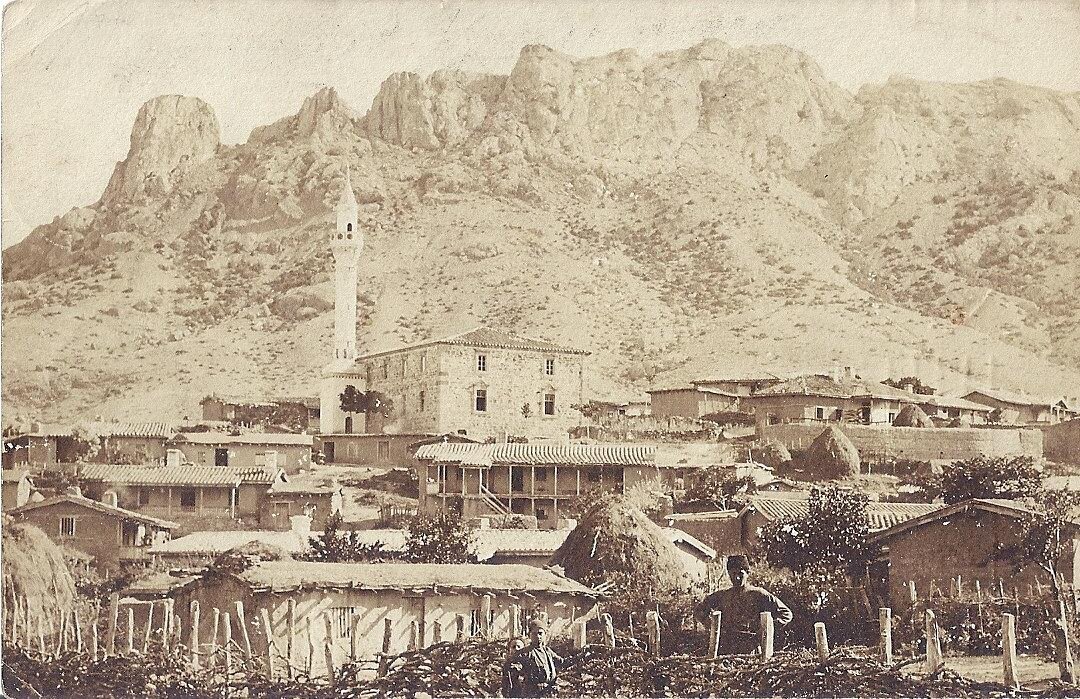 Деревня Таракташ, любительская открытка 1907 года. Из собрания Низами Ибраимова