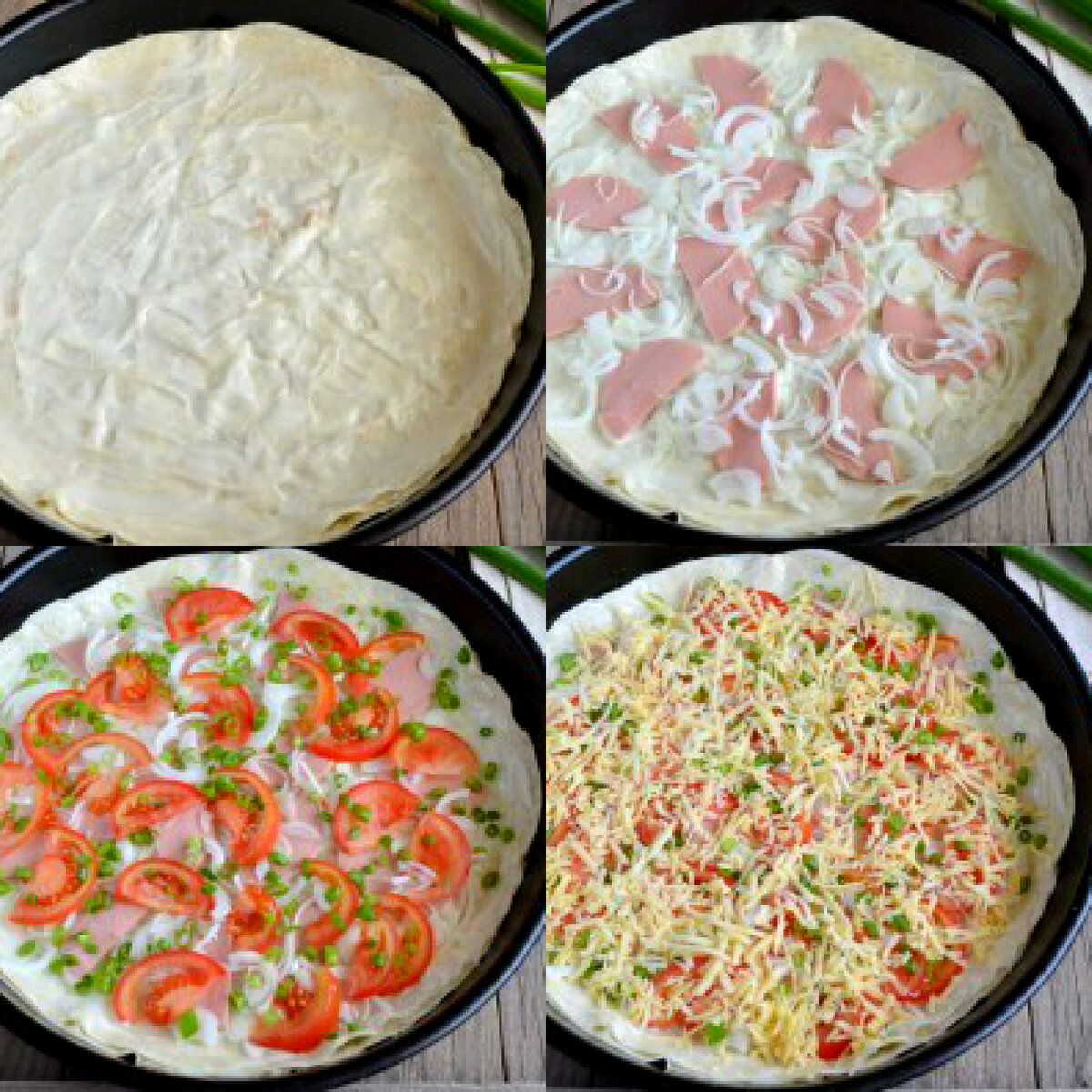 пицца быстрого приготовления рецепт теста фото 97