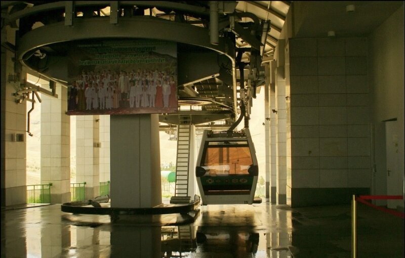 Пункт отправления пассажиров по канатной дороге 