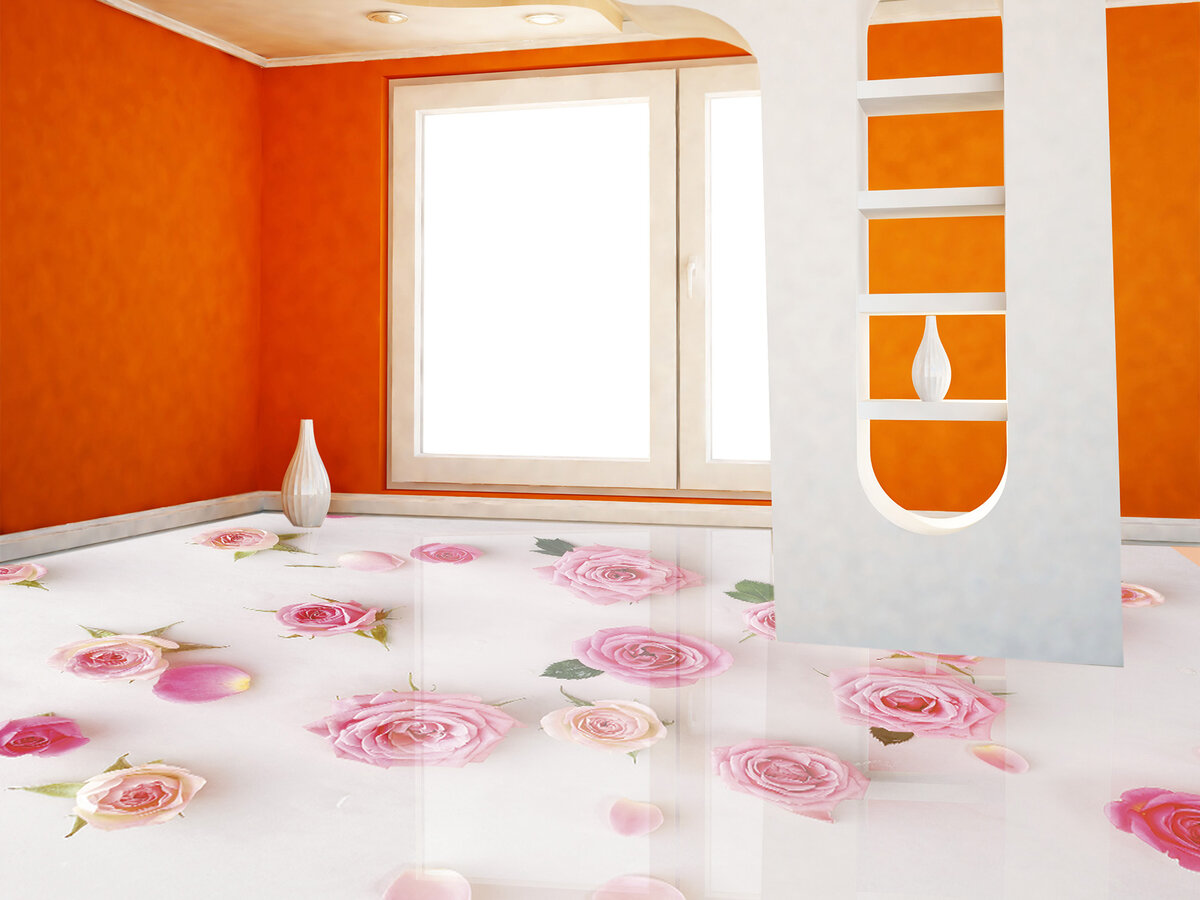 Дизайн изображения для 3д пола может быть любой!