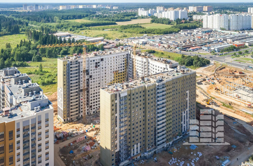 Мкр. «Жемчужина Зеленограда», снято Новострой-М летом 2018 г.