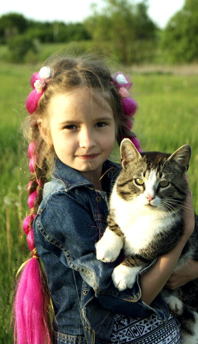 дочка с нашим толстячком.